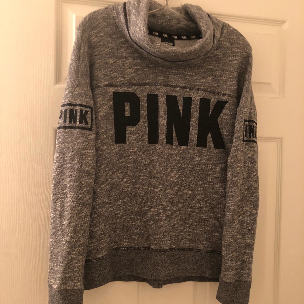 💜VS PINK Cowl neck Pullover Sweatshirt